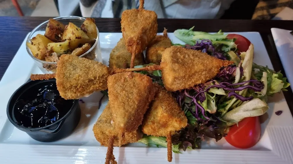 Brochette de Camembert Rôti